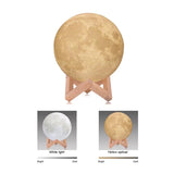 LUMINÁRIA LUA CHEIA - LED E TOUCH - IMPRESSÃO 3D