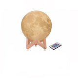 LUMINÁRIA LUA CHEIA - LED E TOUCH - IMPRESSÃO 3D